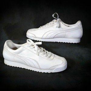 Puma Roma Basic Men's Shoes Sneakers | Classic White